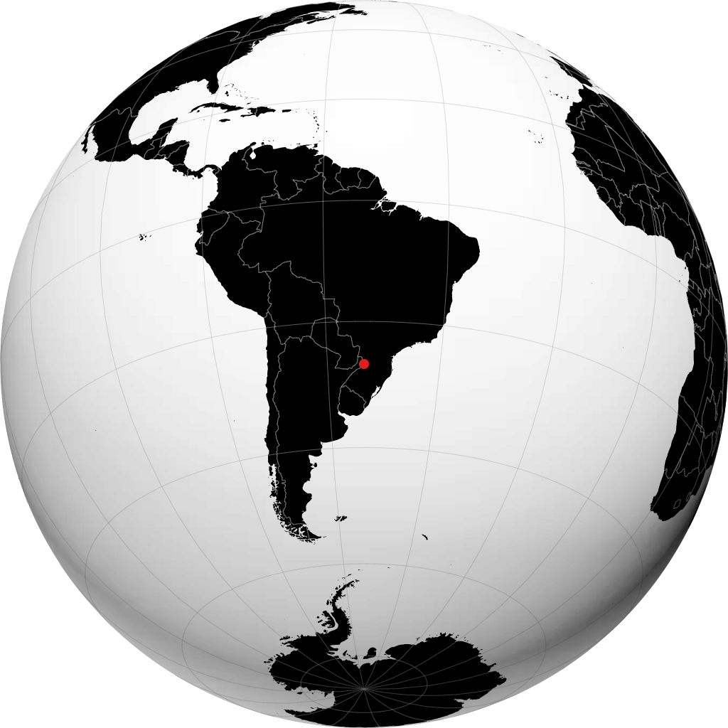 Sao Miguel d'Oeste di globe