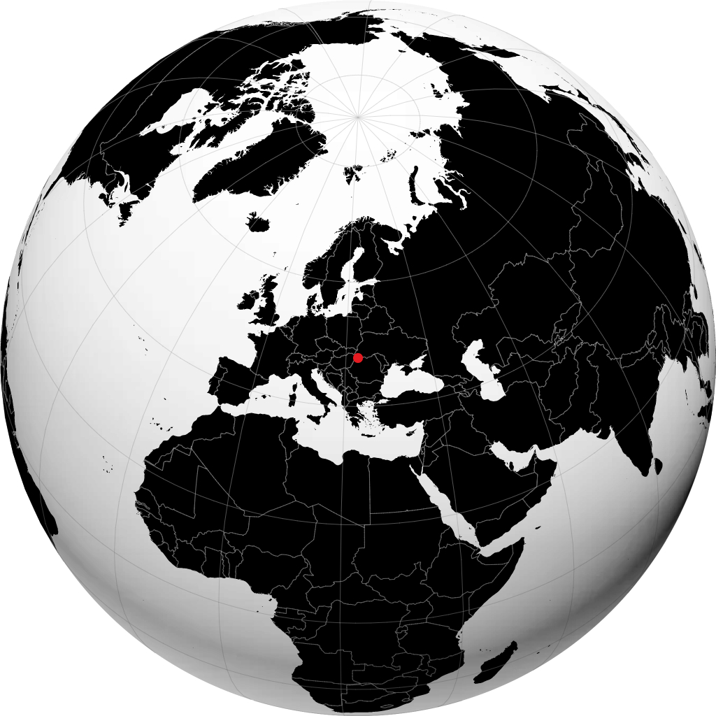Satu Mare di globe