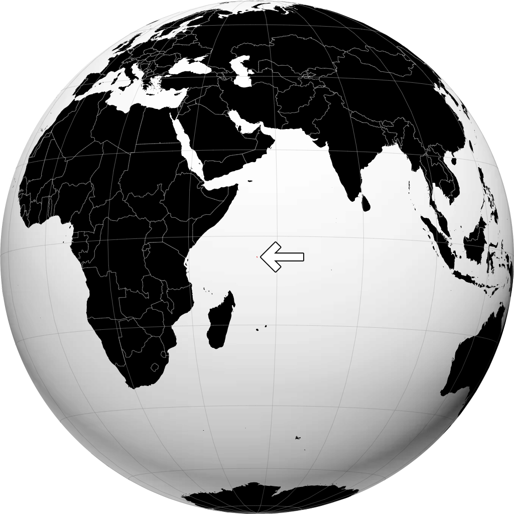 Seychelles di globe