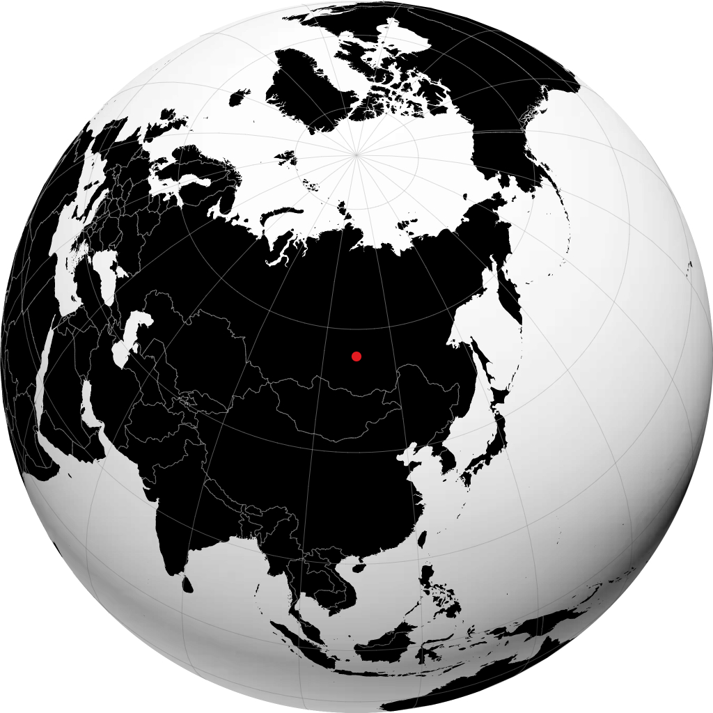 Severobaykalsk di globe