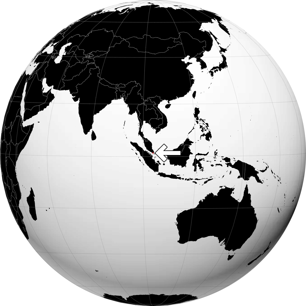 Singapura di globe