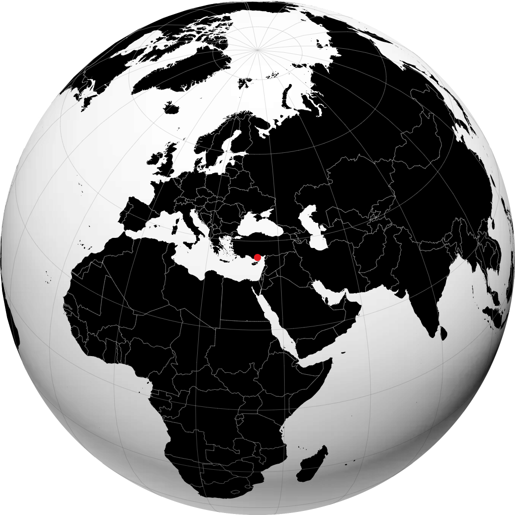 Silifke di globe