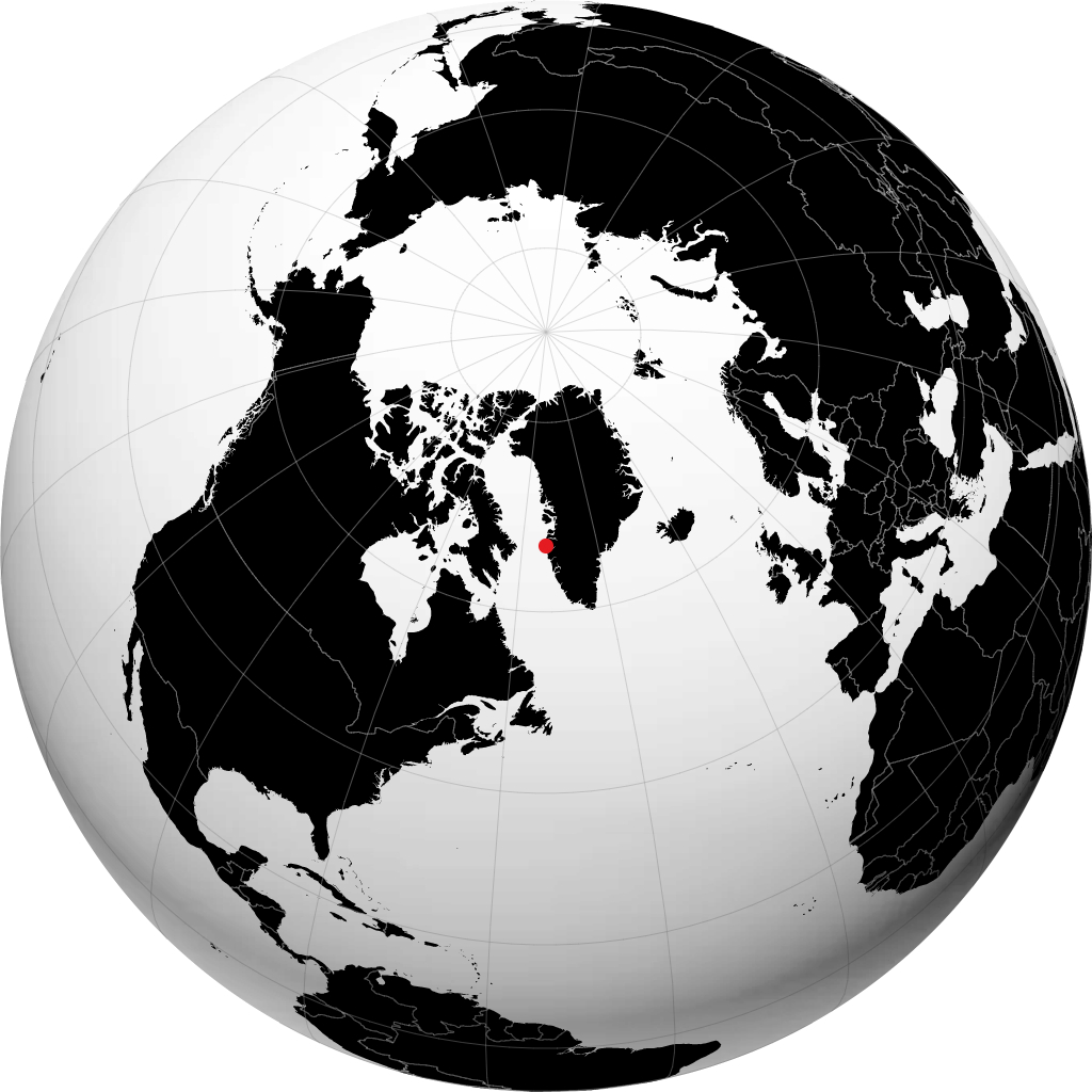 Sisimiut di globe