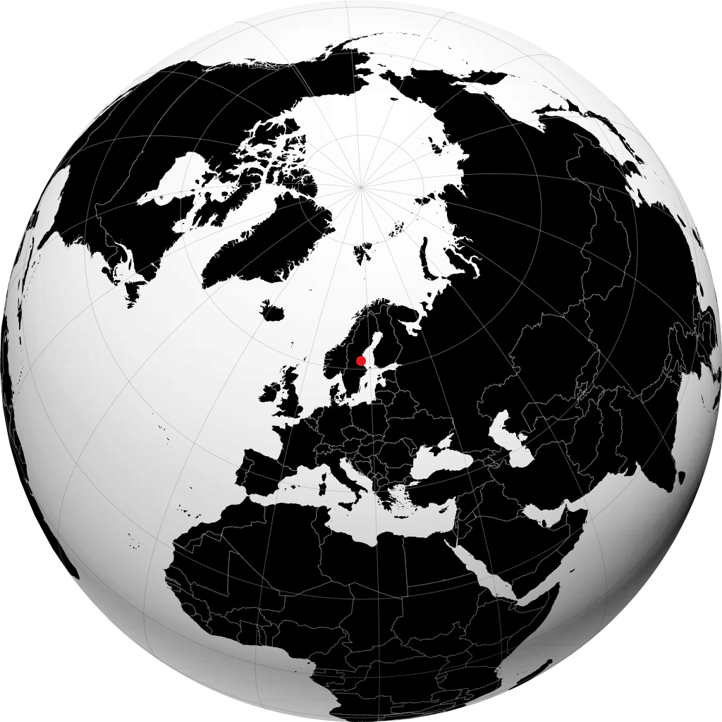 Söderhamn di globe