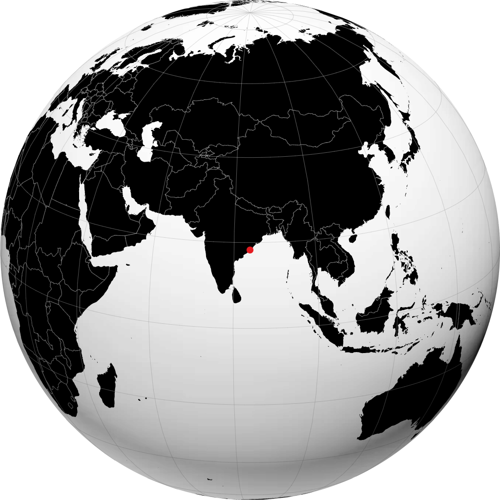 Srikakulam di globe