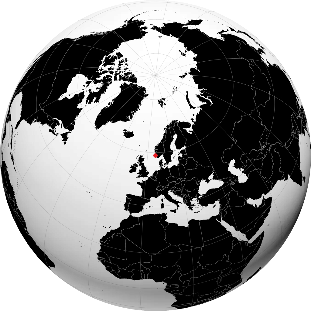 Stavanger di globe