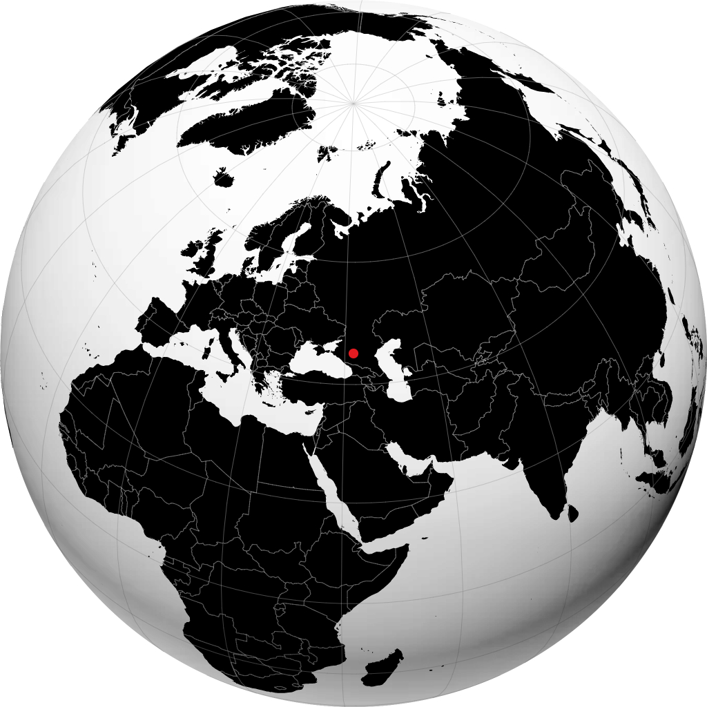 Stavropol di globe