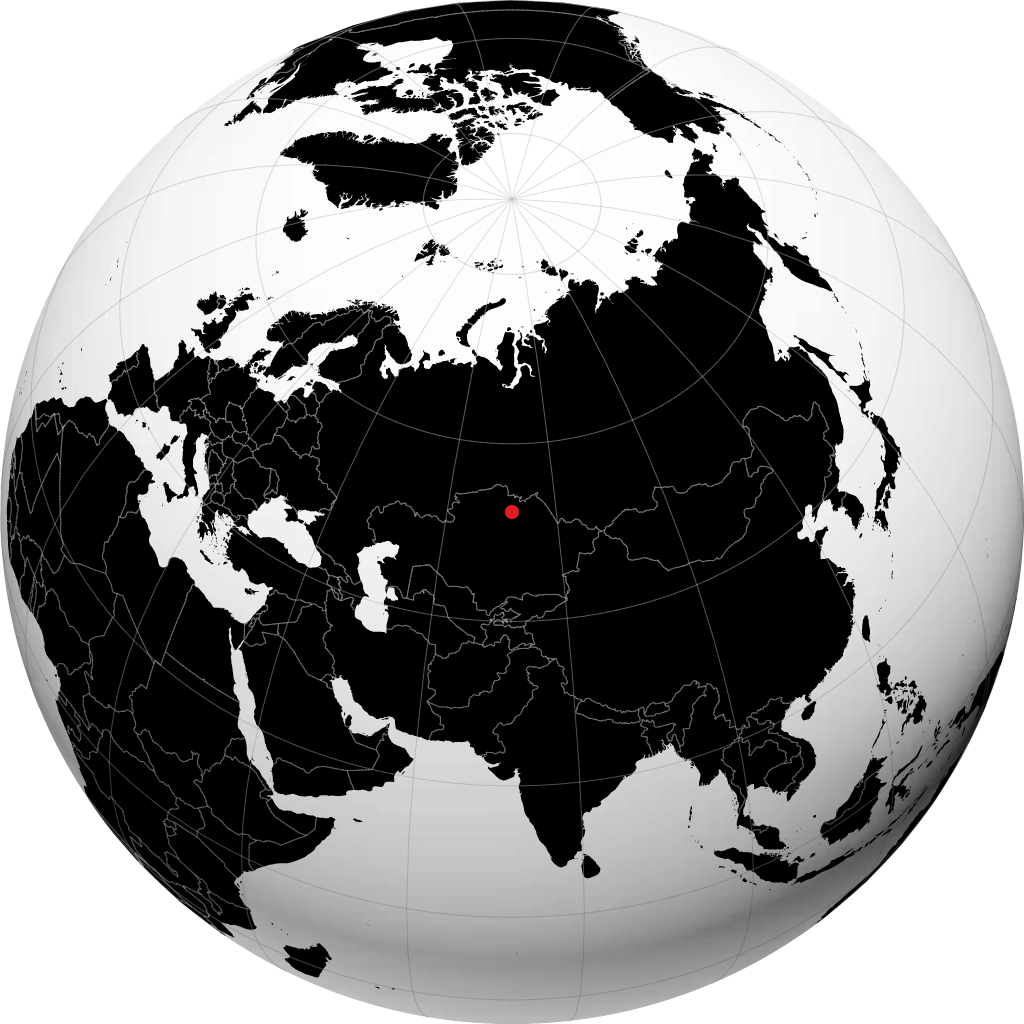 Stepnogorsk di globe