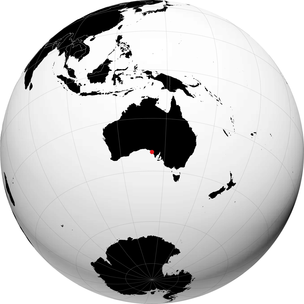 Streaky Bay di globe