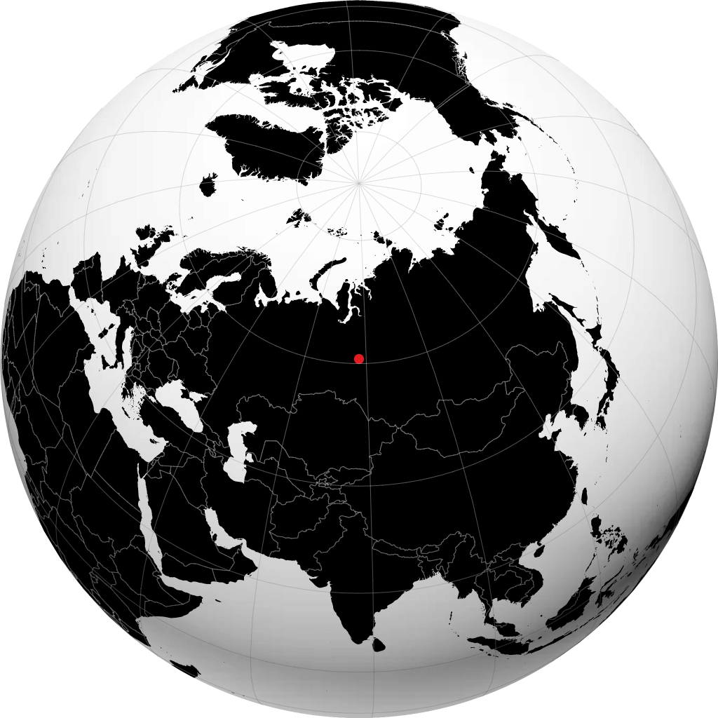 Strezhevoy di globe