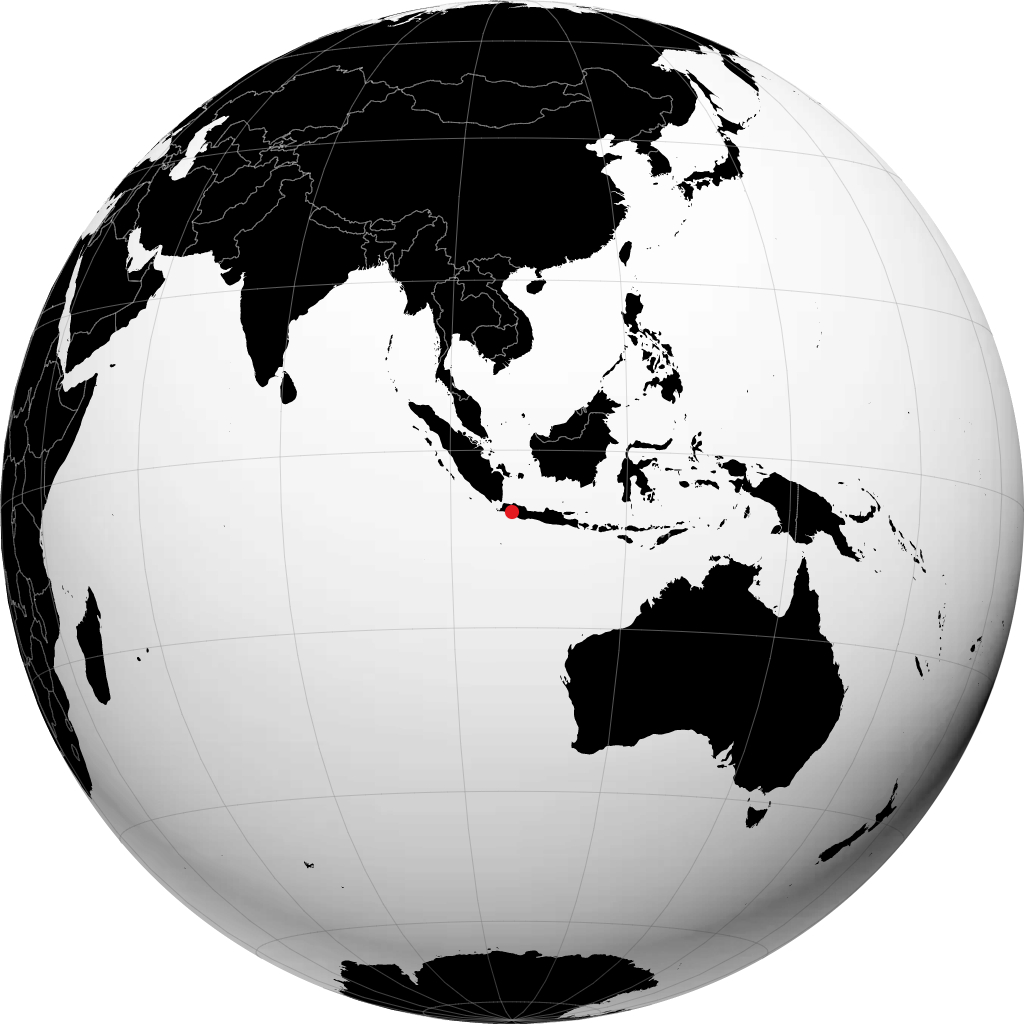 Sukabumi di globe