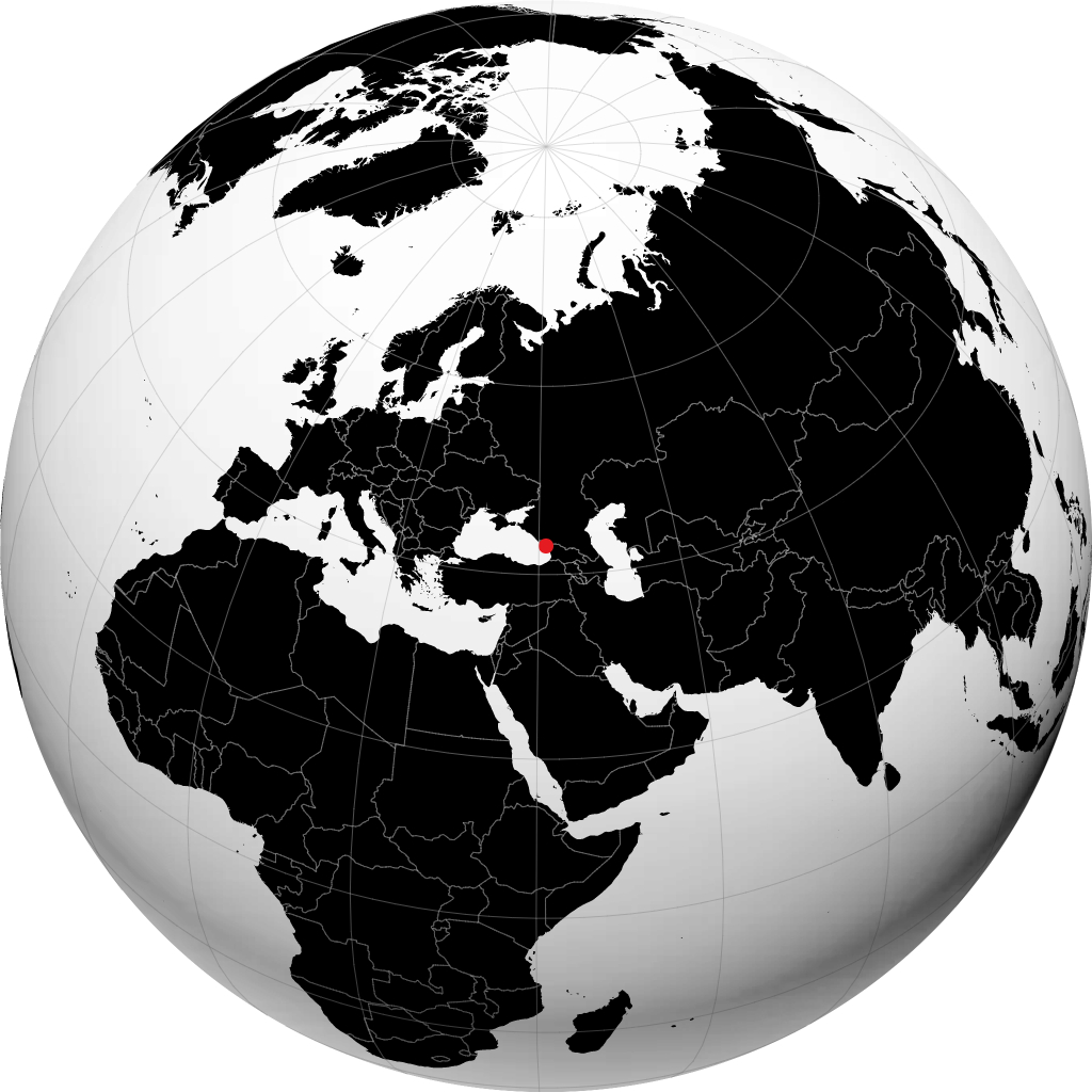 Sukhumi di globe