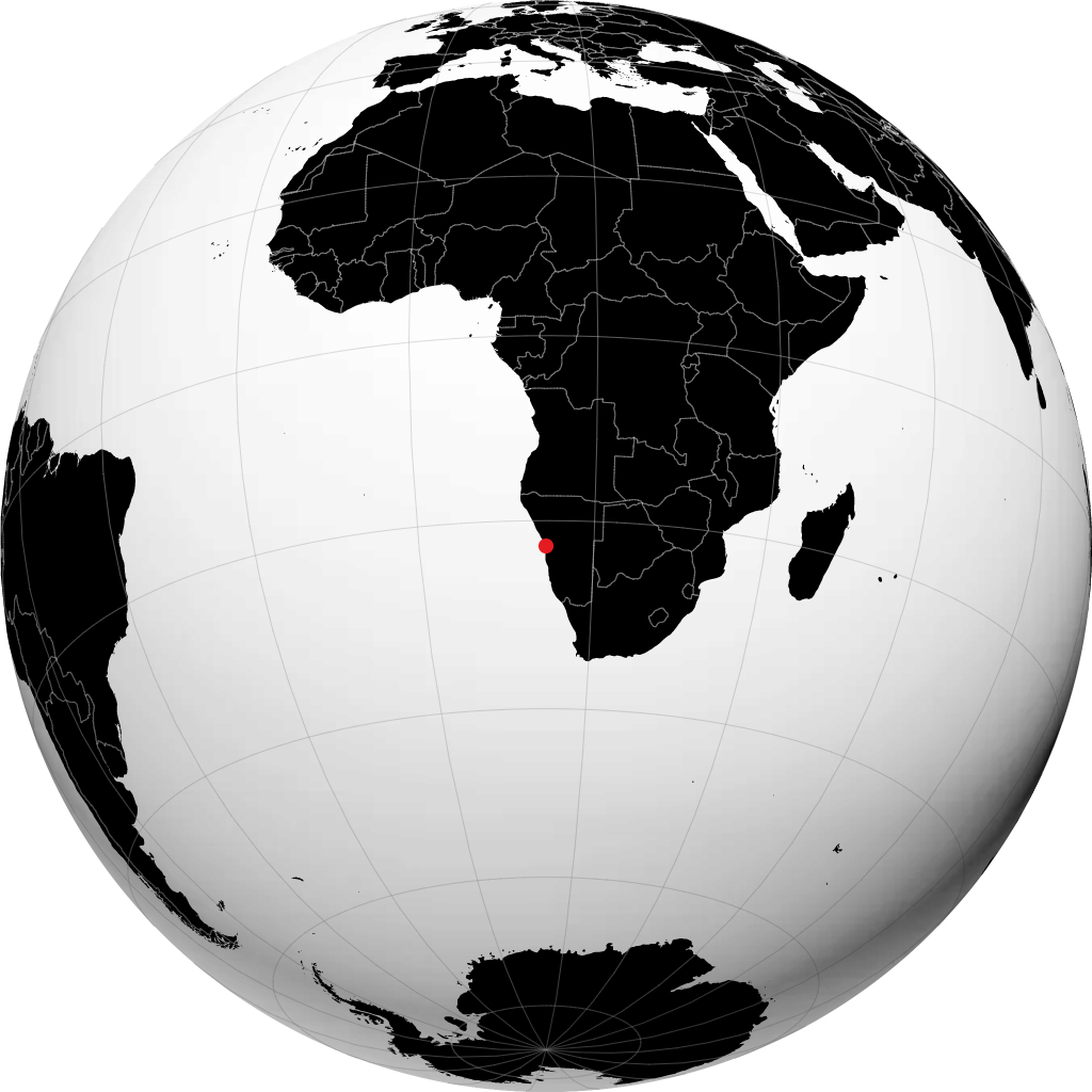 Swakopmund di globe