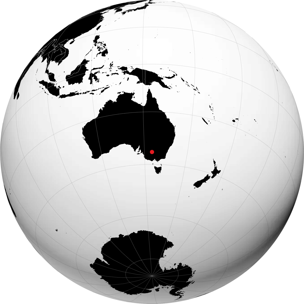 Swan Hill di globe