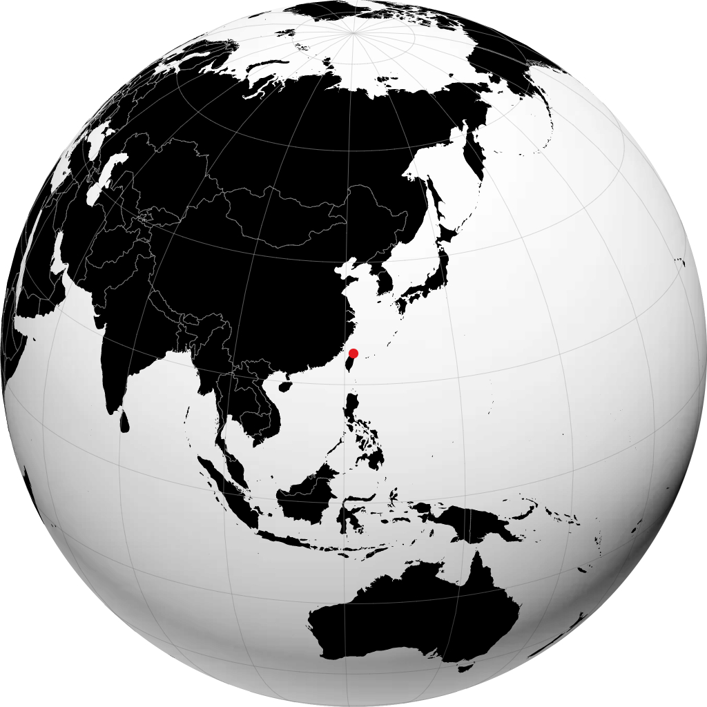 Taipei di globe