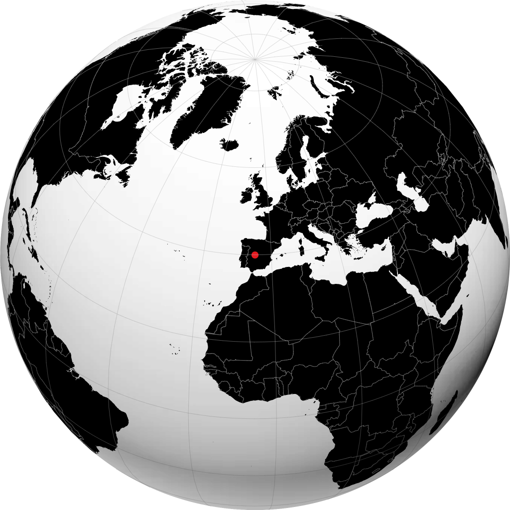 Talavera de la Reina di globe
