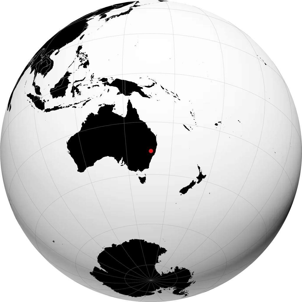 Tamworth di globe