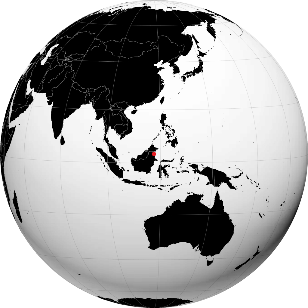 Tarakan di globe