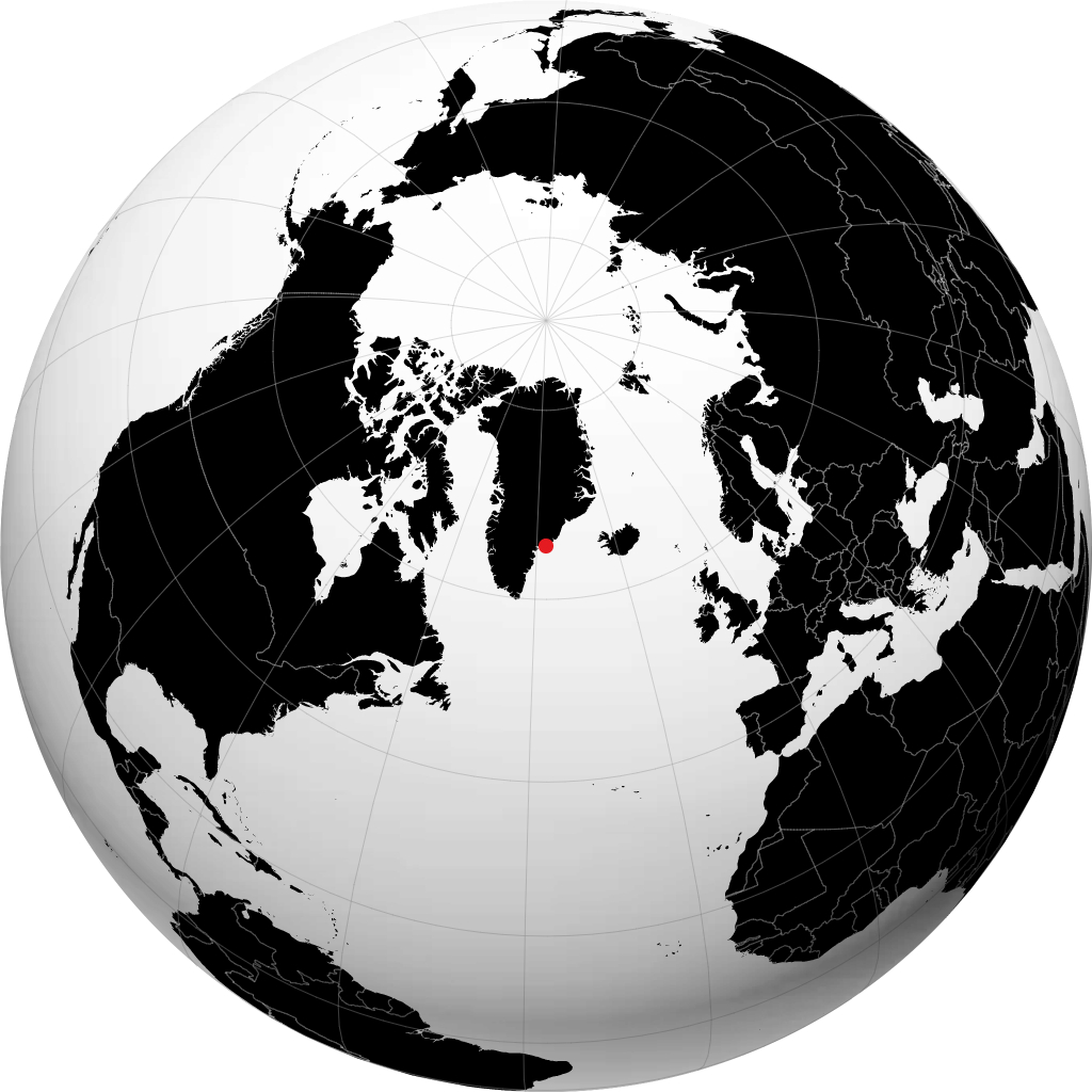 Tasiilaq di globe