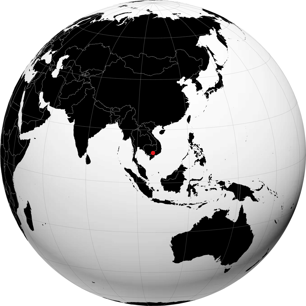 Tay Ninh di globe