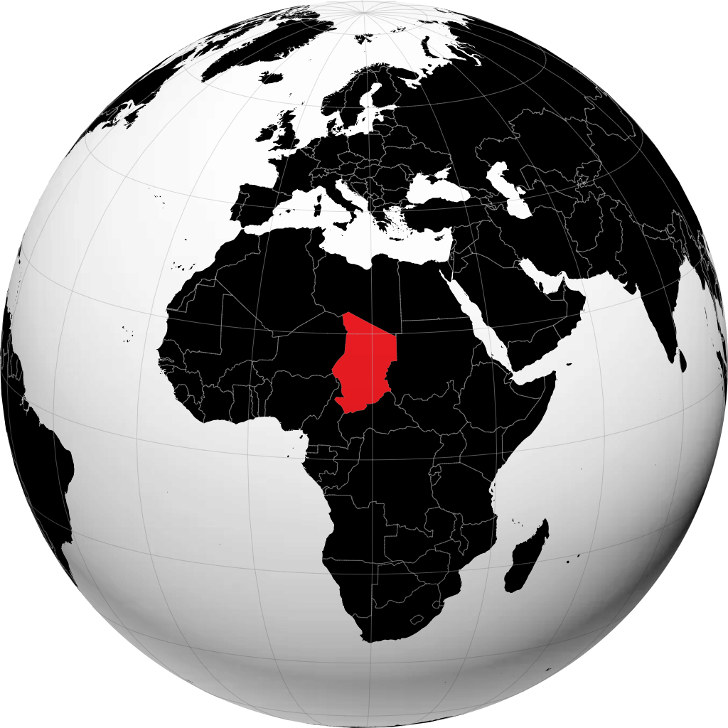 Chad di globe