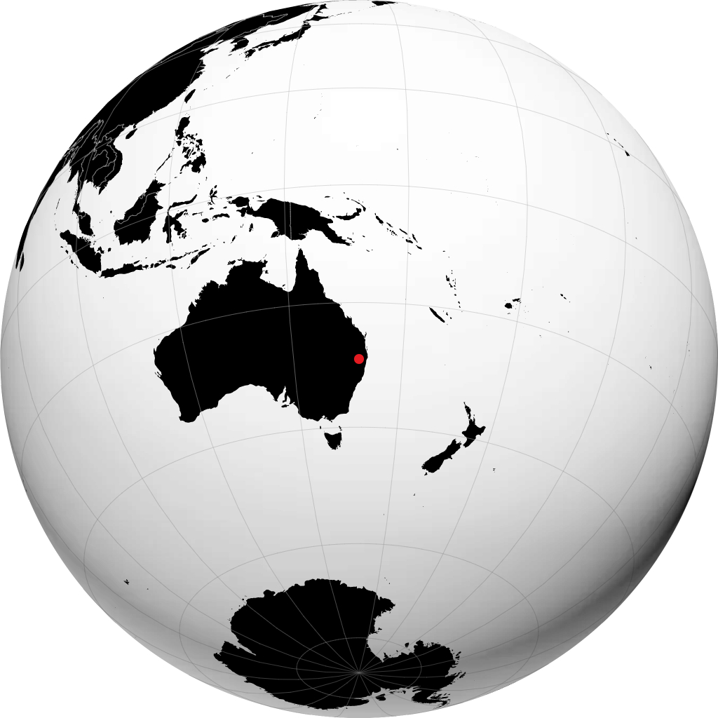 Tenterfield di globe