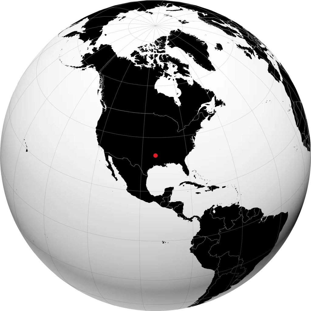 Texarkana di globe