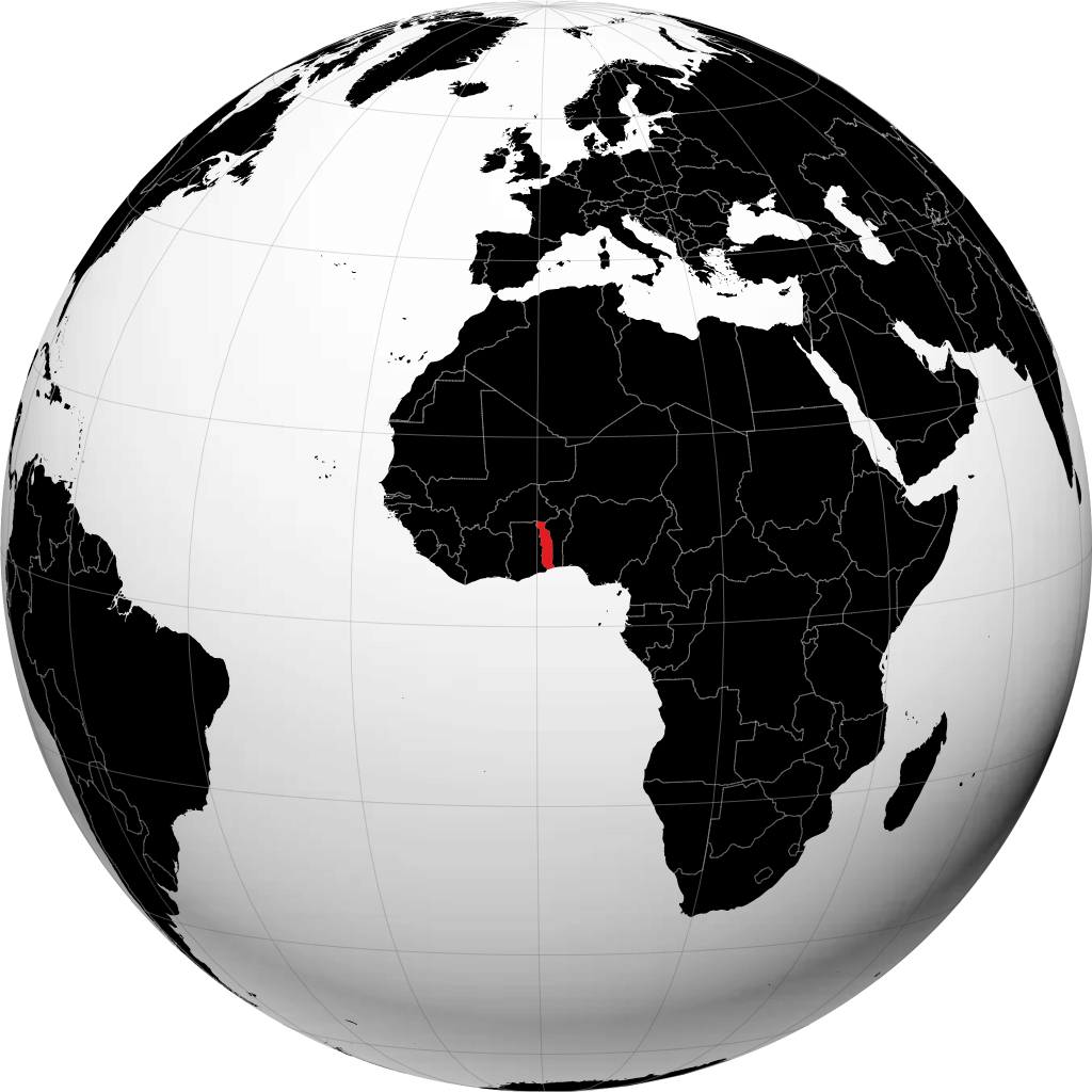 Togo di globe