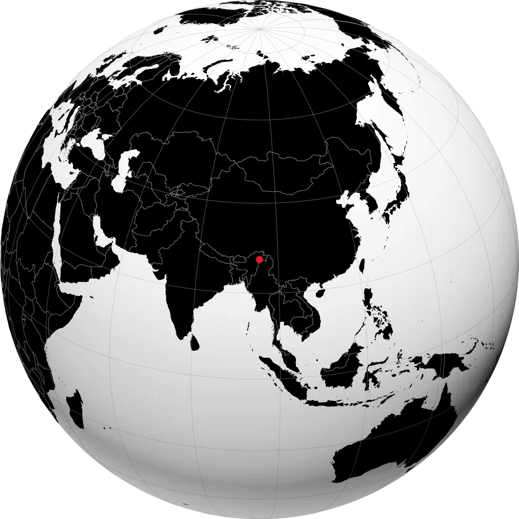 Tinsukia di globe