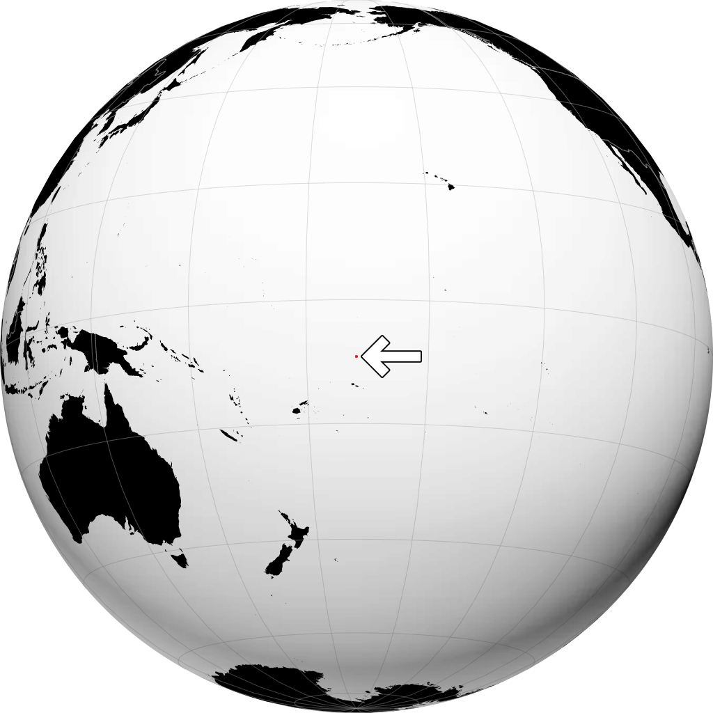 Tokelau di globe