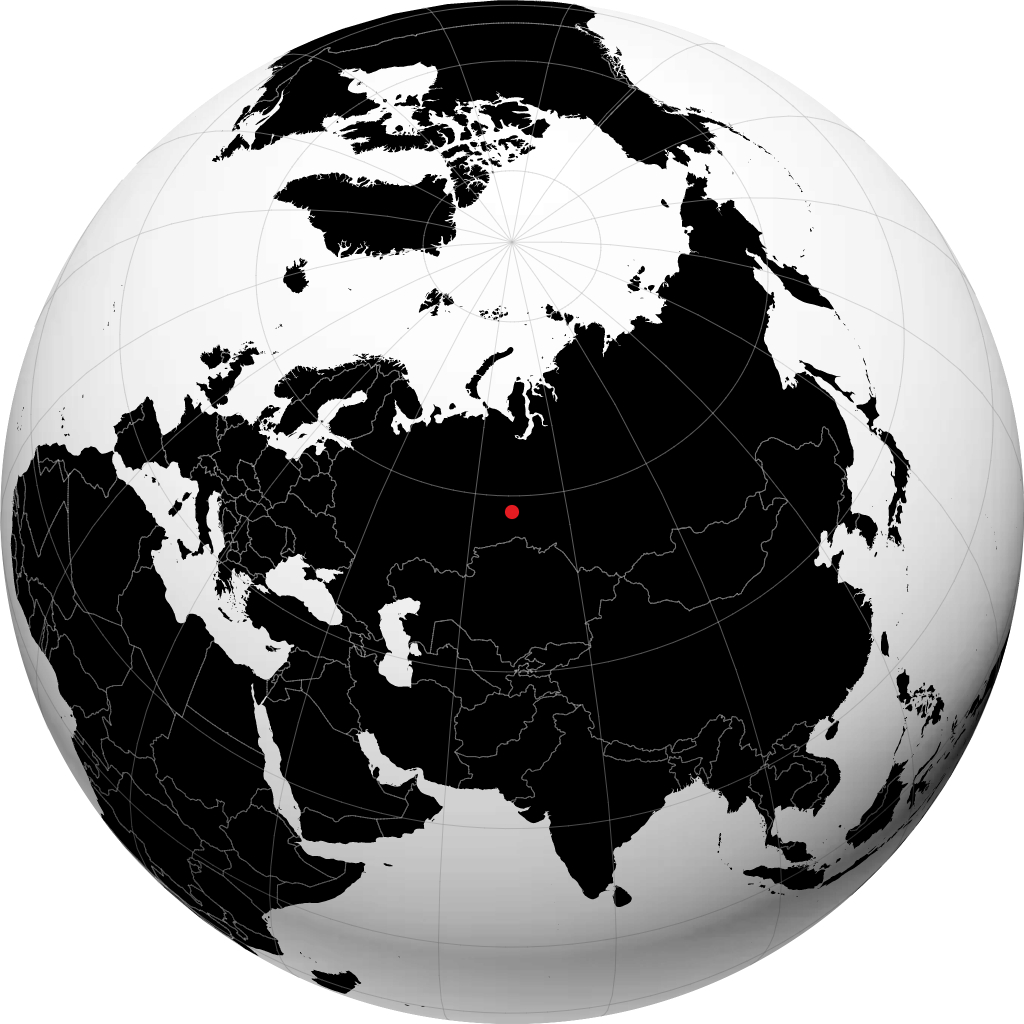 Tobolsk di globe