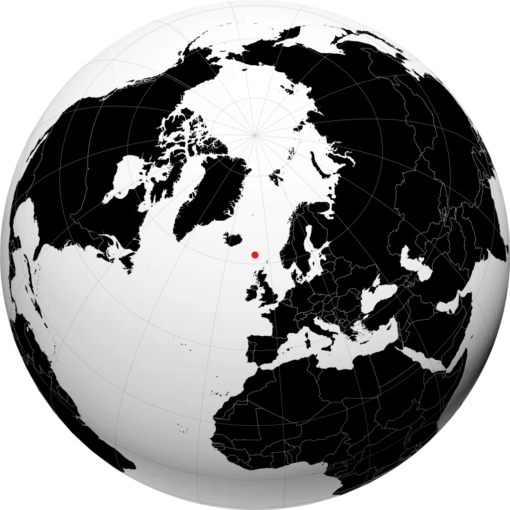 Tórshavn di globe