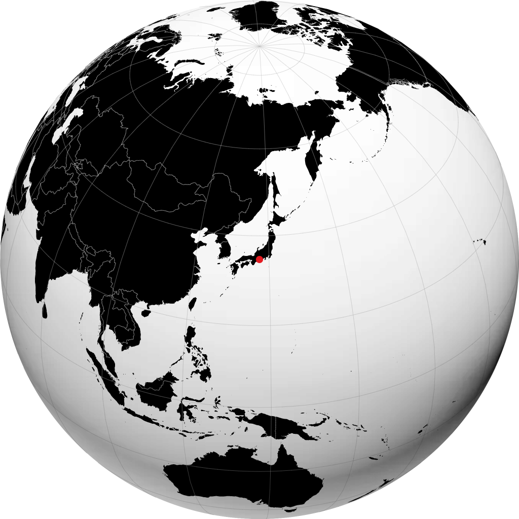 Toyohashi-shi di globe