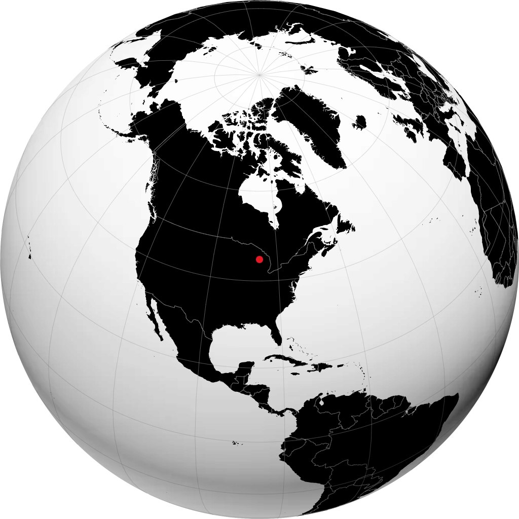 Traverse City di globe