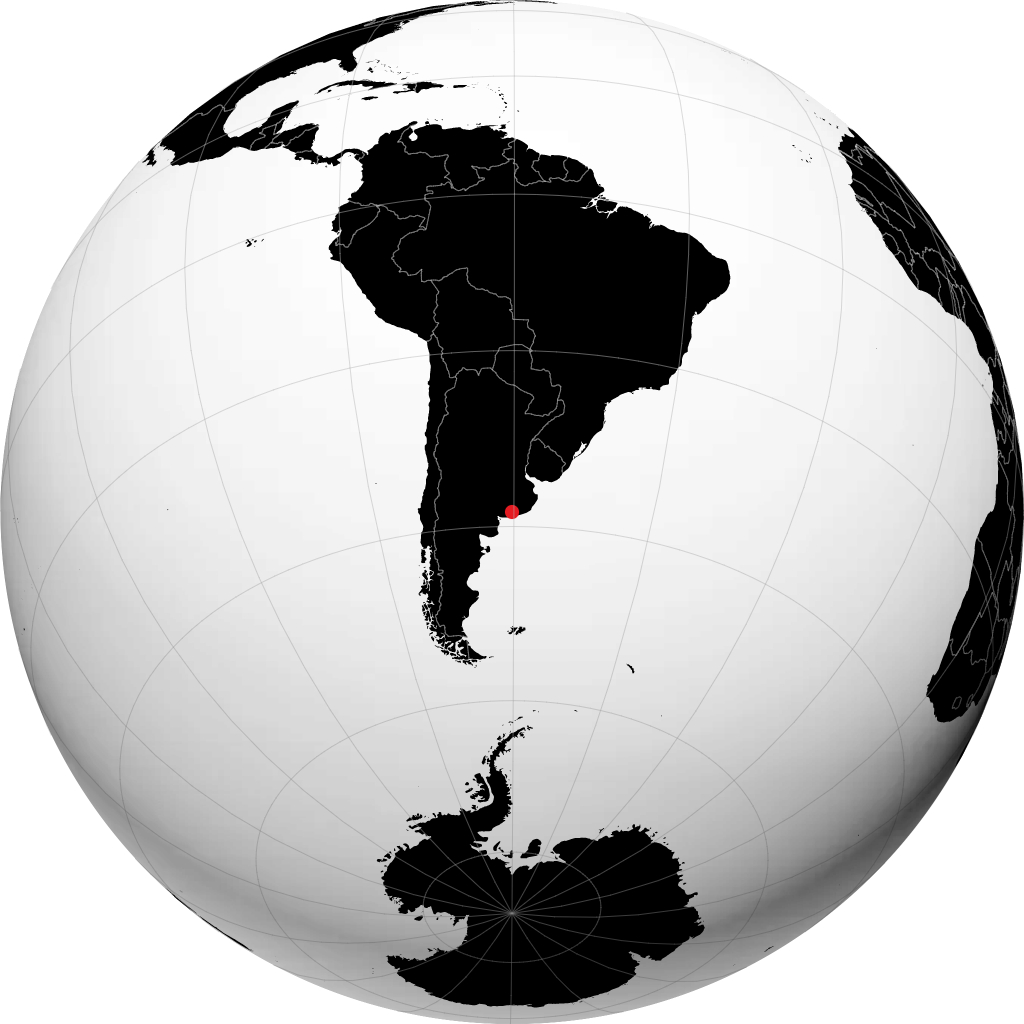 Tres Arroyos di globe