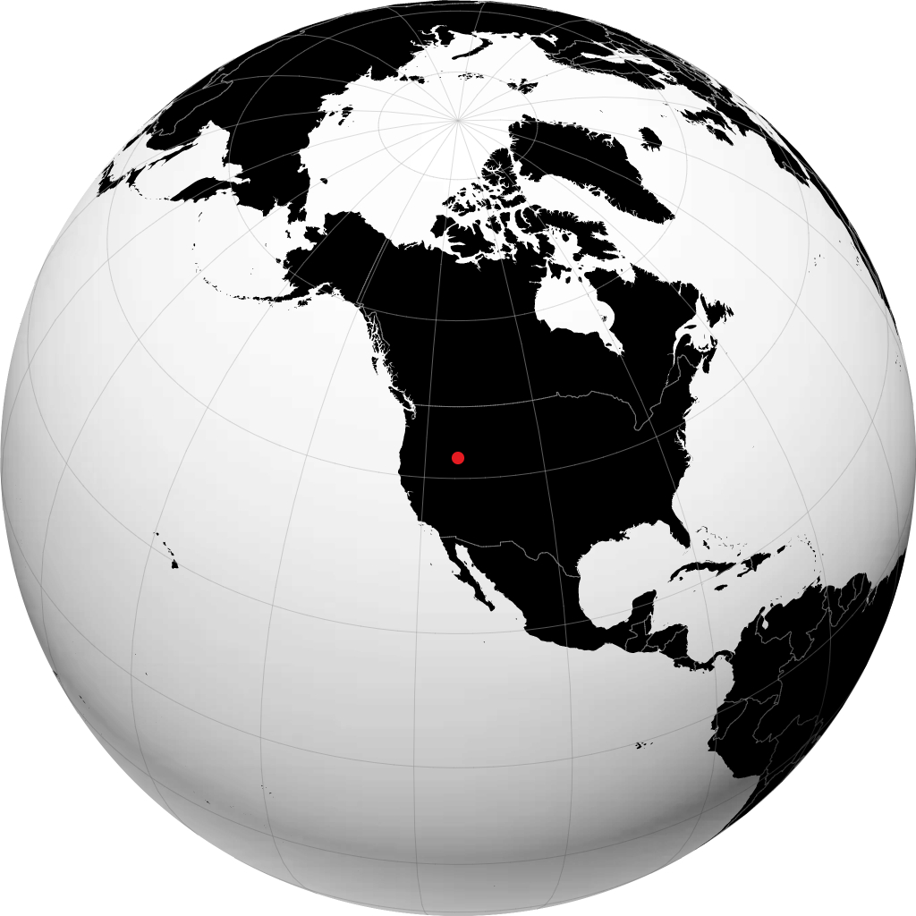 Twin Falls di globe