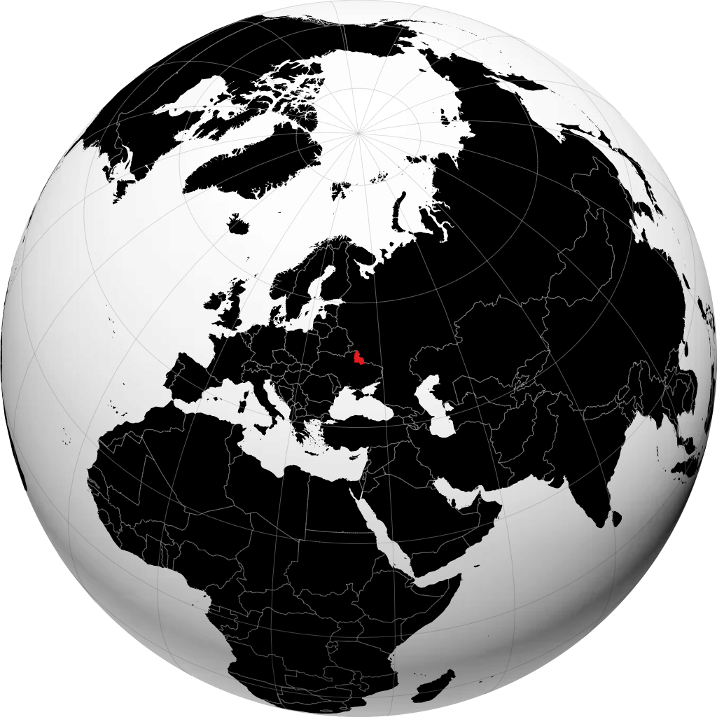 Oblast Sumska di globe