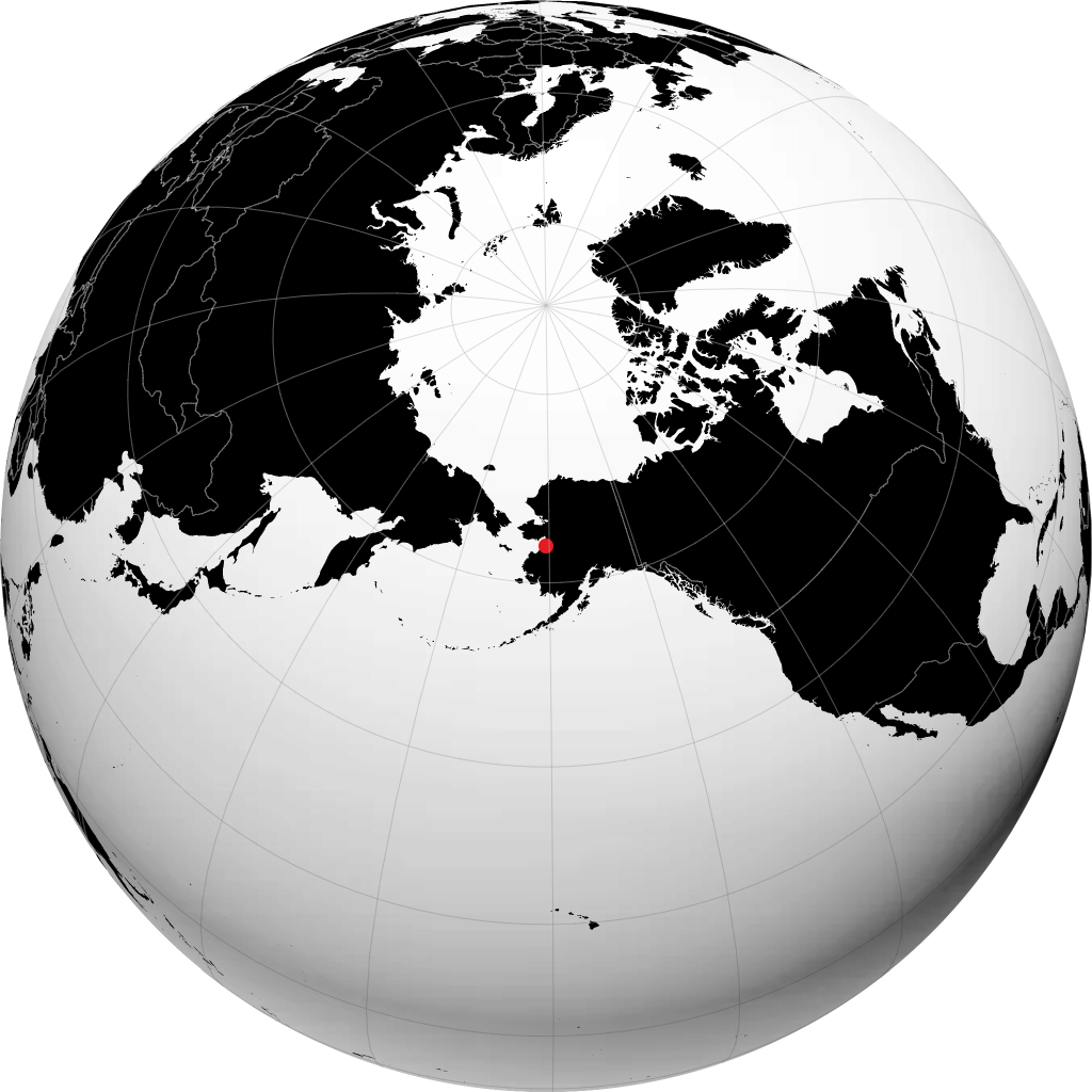 Unalakleet di globe