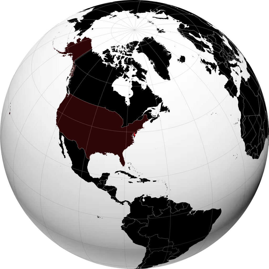 Delaware di globe