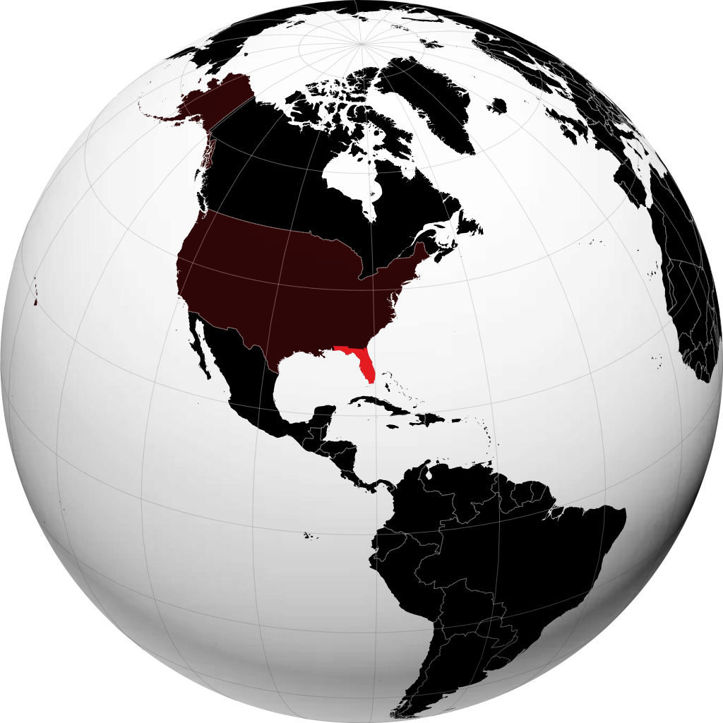 Florida di globe