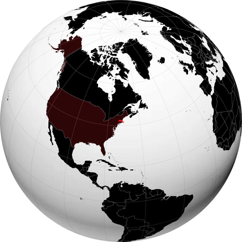 Massachusetts di globe