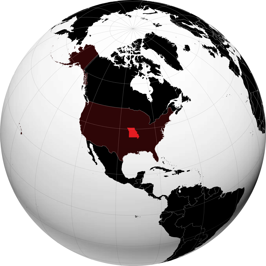 Missouri di globe