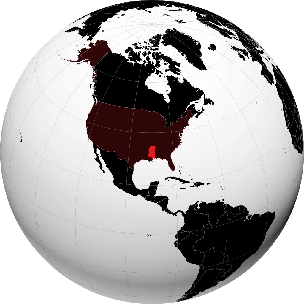Mississippi di globe