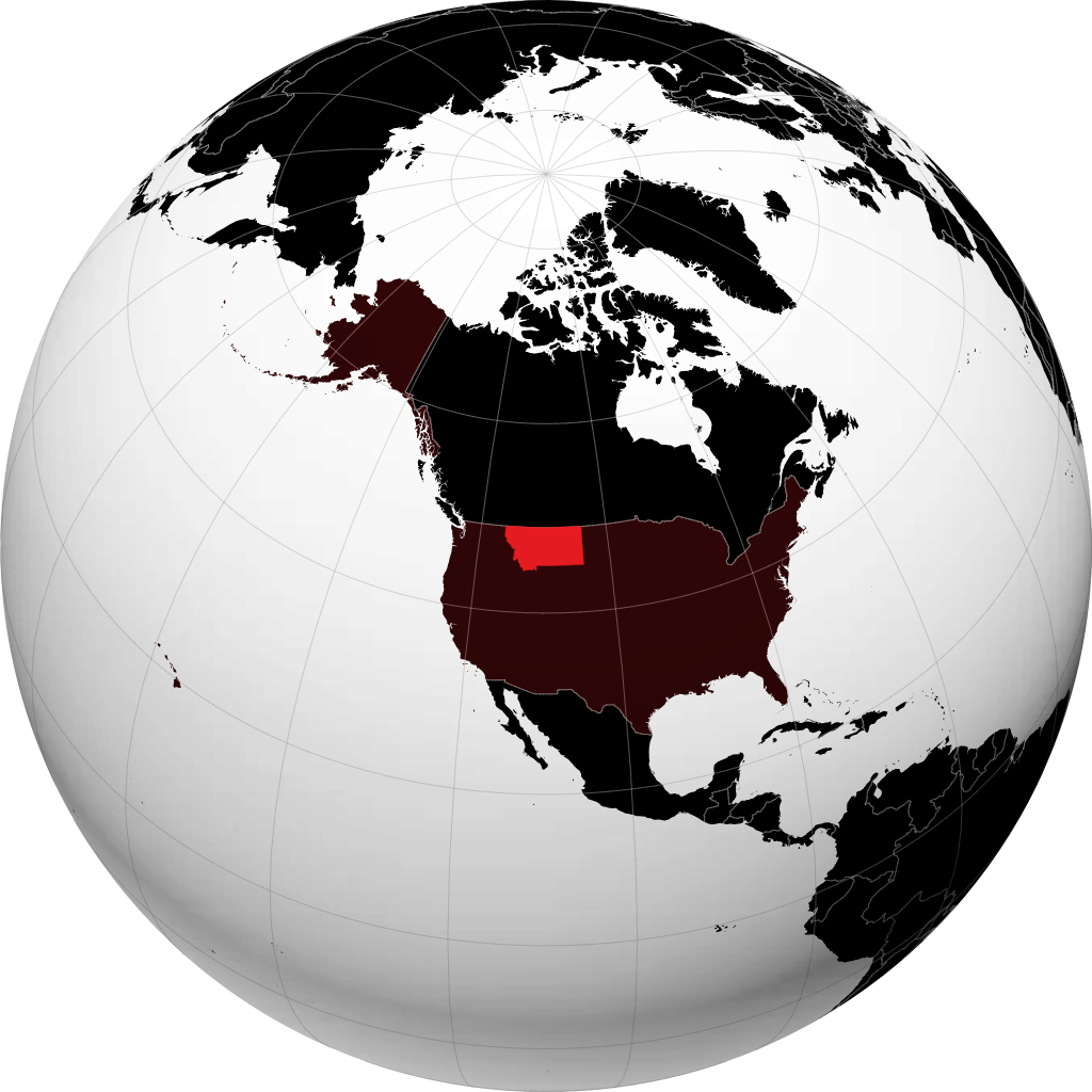 Montana di globe