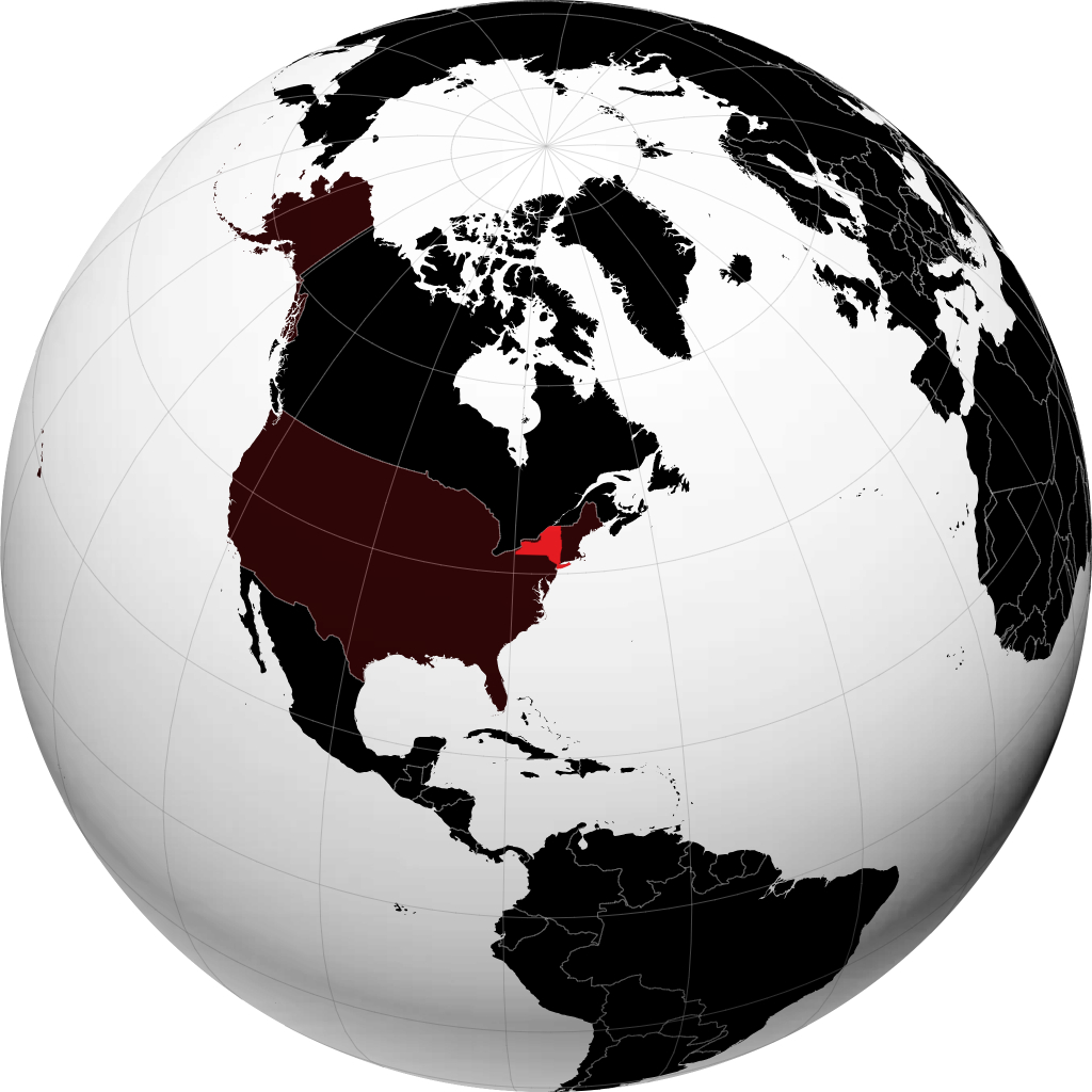New York di globe