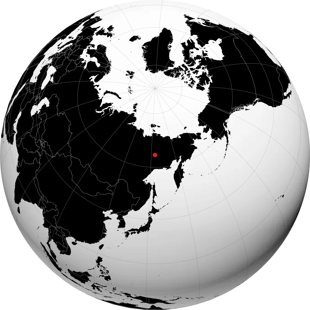 Ust-Nera di globe
