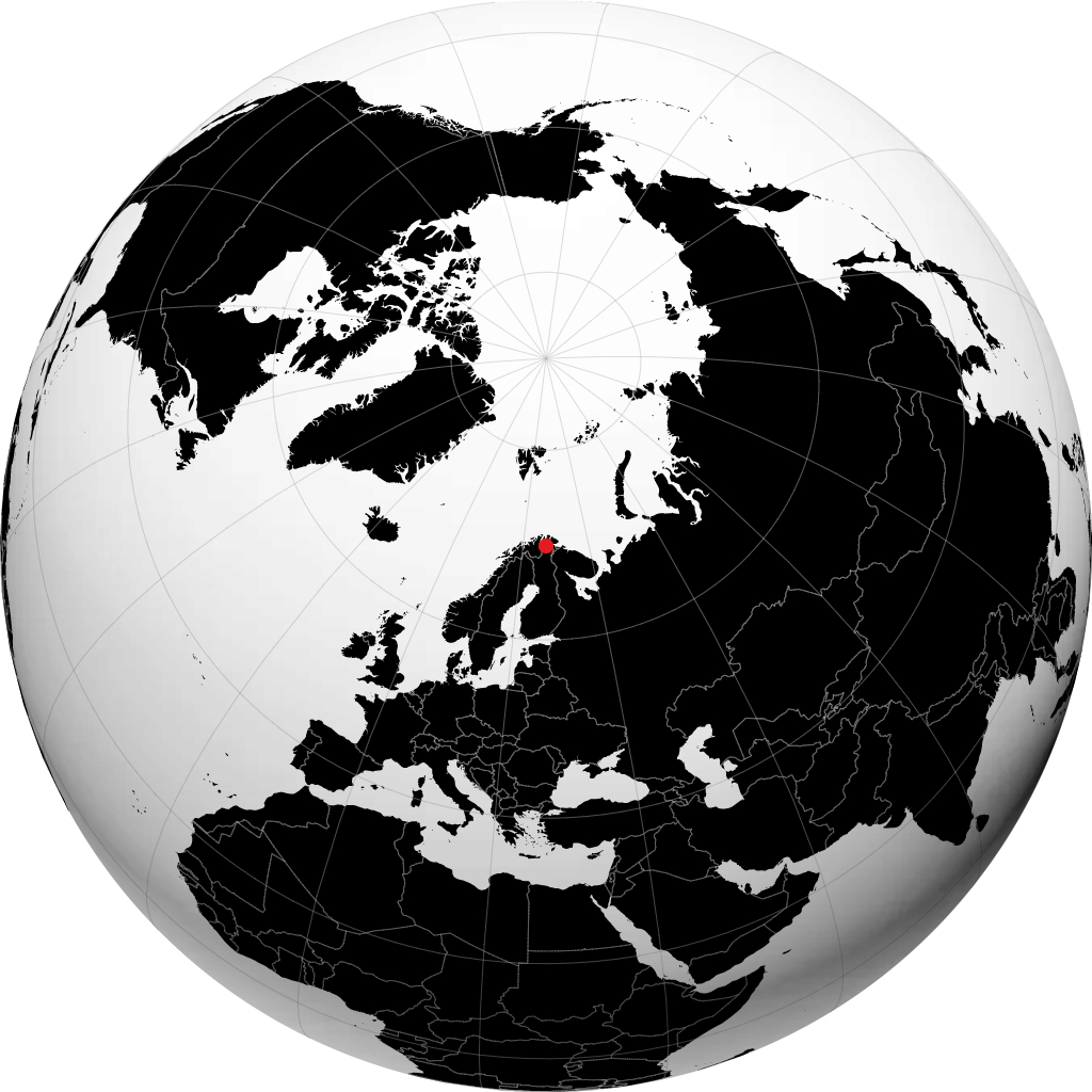 Utsjoki di globe