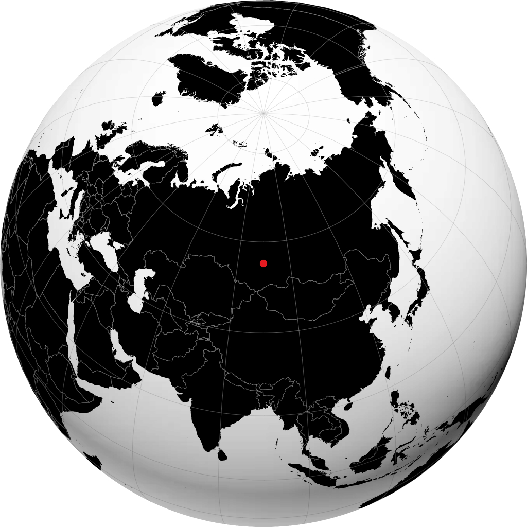 Uzhur di globe