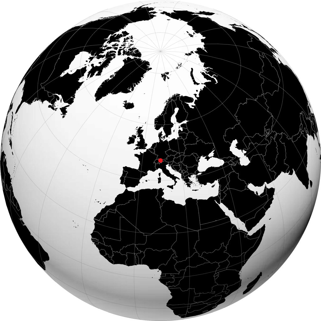 Vaduz di globe