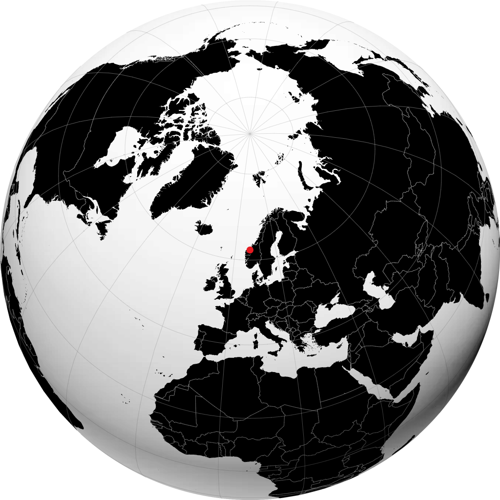 Valldal di globe